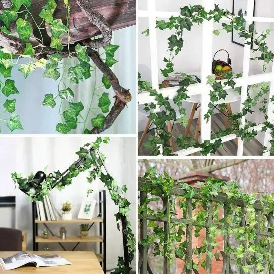Kitcheniva Artificial Ivy Leaf Plants Hanging Decor 24 Pcs {5}