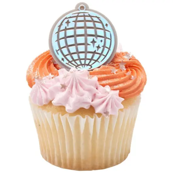 Disco Ball Cupcake Rings, 12ct {6}