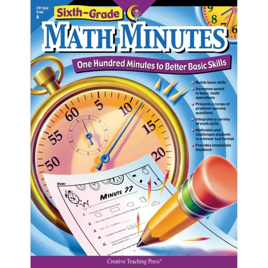 Math Minutes Book, Grade 6 {1}