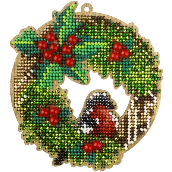 Bead embroidery kit on wood FLK-440 {2}