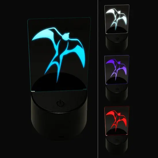 Barn Swallow Bird in Flight 3D Illusion LED Night Light Sign Nightstand Desk Lamp {1}