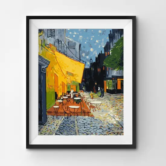 Cafe Terrace at Night, Vincent van Gogh {3}