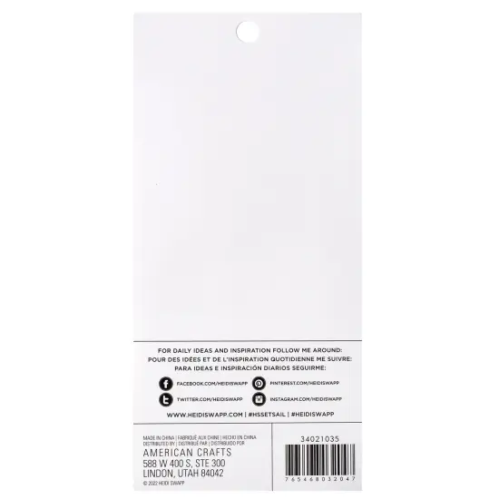 Heidi Swapp Set Sail Clear Stamps-31/Pkg {2}