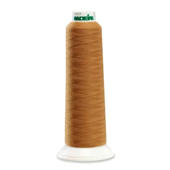 Aerolock Polyester Serger Thread --- 2,000 Yds --- Denim Gold Color -- Ref. # 8550 by Madeira&reg; {1}