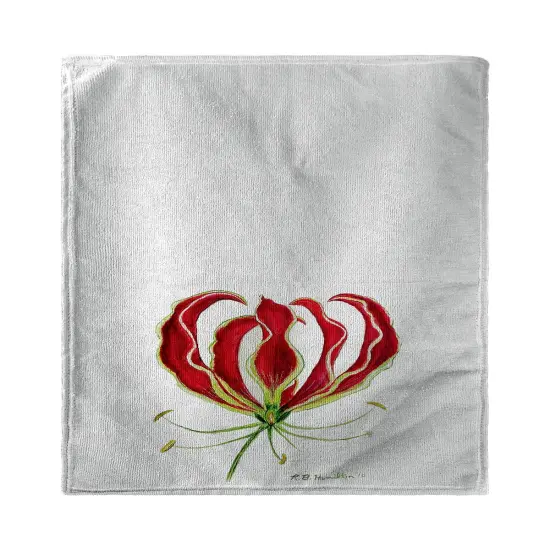 Betsy Drake Red Lily Beach Towel {1}