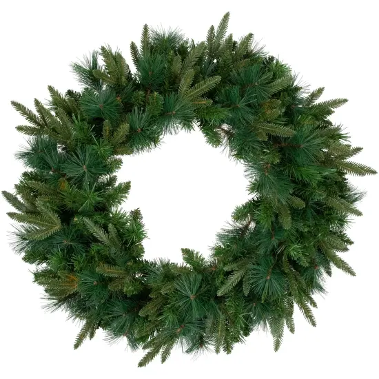 Northlight Rosemary Emerald Angel Pine Artificial Christmas Wreath - 30-Inch, Unlit Green {1}