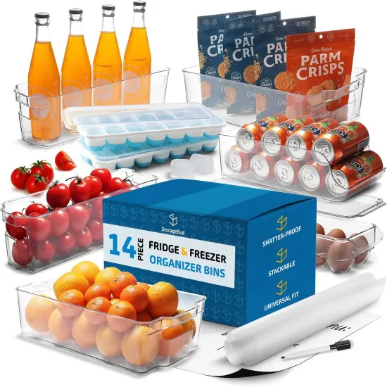 StorageBud Fridge Bins Set {1}