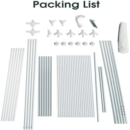 10 x 20 Feet Waterproof Canopy Tent with Tent Peg and Wind Rope {5}