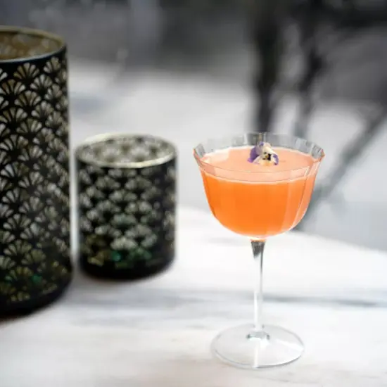 Luigi Bormioli Bach Retro Champagne/Sherbet 8.75oz, Set of 4, White {3}