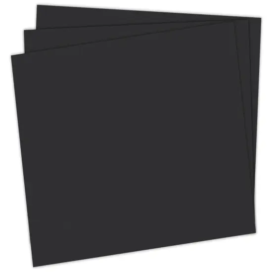 School Smart Railroad Board, 22 x 28 Inches, 6-Ply, Black, Pack of 25 {1}