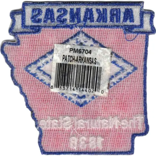 Arkansas State Map Patch 3" {2}
