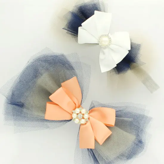 6" Premium Tulle Navy 100 Yard {4}