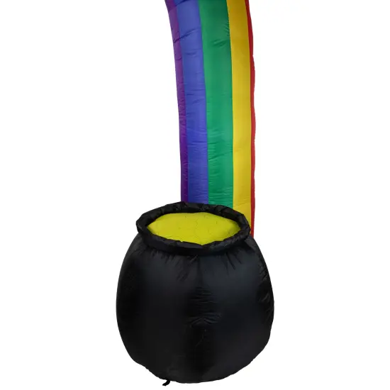 Northlight Lighted Inflatable St. Patrick's Day Rainbow Outdoor Decoration - 13' Multi {6}