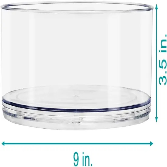 Sorbus Lazy Susan Organizer Set - for Fridge, Pantry, Cabinet, Table, Makeup, Set Includes 1 Tall Lazy Susan, 1 Two Tier {4}