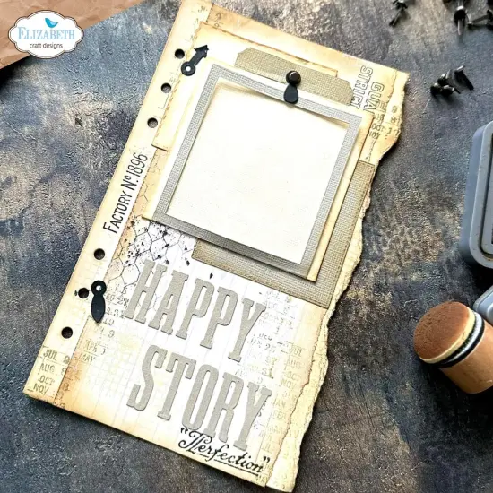 Elizabeth Craft Metal Dies-Tab 6 with turnbutton frame {5}