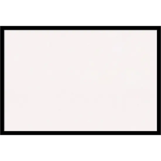 Jet Black Framed Corkboard, White Cork {1}