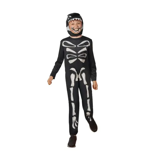 Northlight Children's One Piece Boy's Dinosaur Halloween Costume - Med 7-10 Years Black {3}