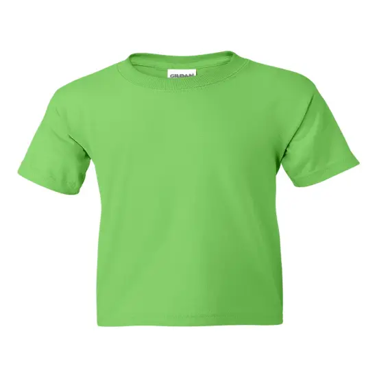 Gildan&reg; Dryblend Youth Crewneck Short Sleeve T-Shirt Lime {1}