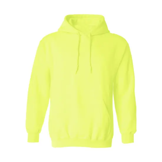 Gildan&reg; Heavy Blend Hooded Long Sleeve Sweatshirt Safety green {1}