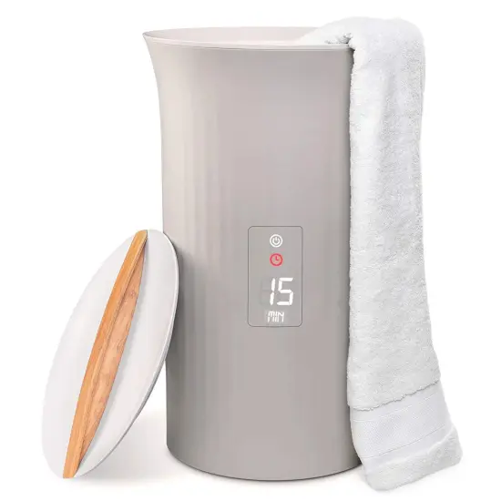 Live Fine Bathroom Towel Warmer, Large Blanket & Towel Heater Gray {1}