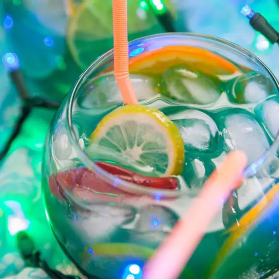 Wintergreen 70 5mm Blue Green LED Christmas Lights 4-in Spacing 120v Green, Blue {5}