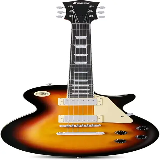 LyxPro 39" Les Paul Solid Body Beginner Electric Guitar {1}