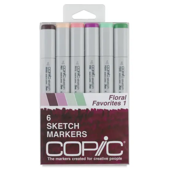 Copic Sketch Marker Set - Floral Favorites 1, Set of 6 {1}