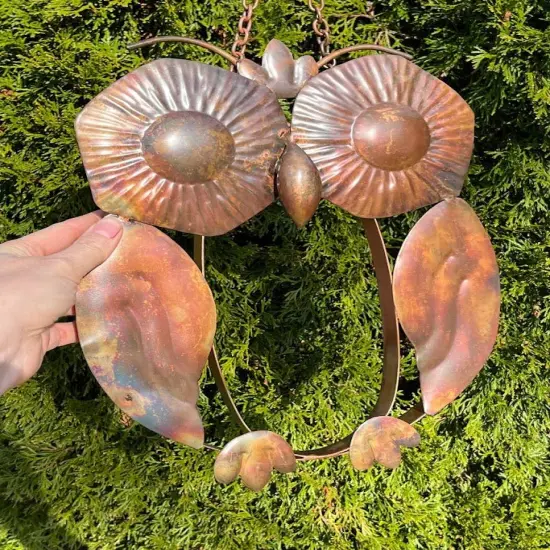 Fanciful Wise Owl Garden Ornament {5}