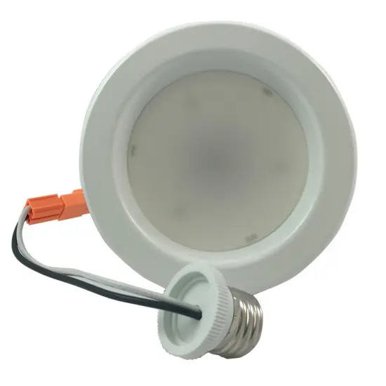 High Quality 4 inch Recessed LED 9W 2700K Downlight Kit - 65w equiv. White {1}