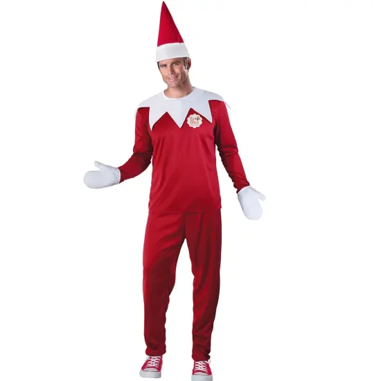 Fun World The Elf on the Shelf Men's Christmas Costume - Large Red {3}