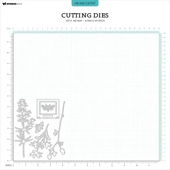 Studio Light HEN Natures Dream Cutting Die-Nr. 707, Long Botanical Twigs {4}
