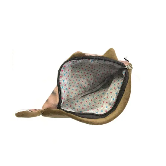 Wrapables Cat Face Cosmetic Pouch Pencil Case (Set of 2) Sad Grumpy {8}