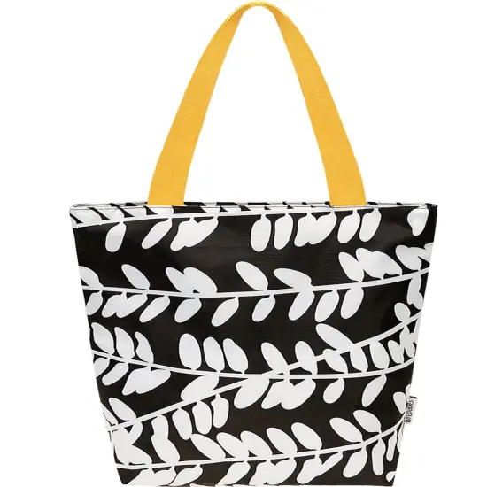 Wrapables Carryall Shopping Travel Tote Bag with Durable Ripstop Polyester - Foldable, Waterproof, and OEKO-TEX Certified Large, Foliage {1}