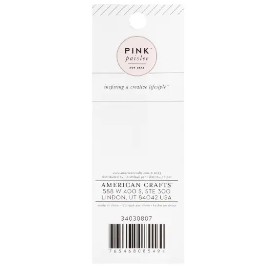 Pink Paislee Joyful Notes Enamel Dots-60 Pieces {3}