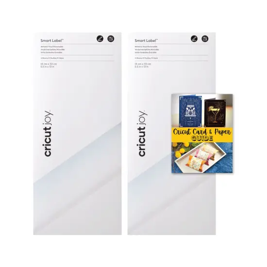 Cricut Joy Smart Label Double Writable Vinyl Transparent Removable Bundle {1}