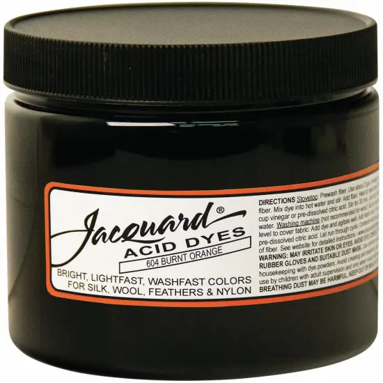Jacquard Acid Dyes 8oz-Burnt Orange {1}