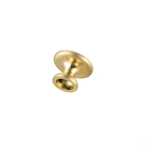 Kadea 1.2" Diameter Brushed Gold Mushroom Knob Multipack (Set of 10) {5}
