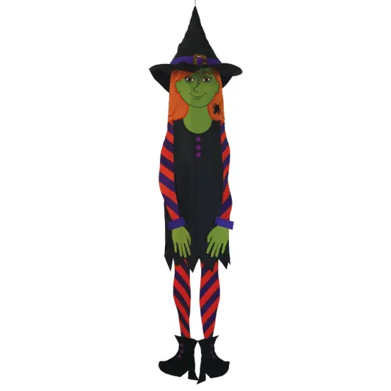 In the Breeze 5153 Witch 40 Inch Breeze Buddy Windsock - Hanging Halloween Decoration - Outdoor Holiday D&eacute;cor {1}