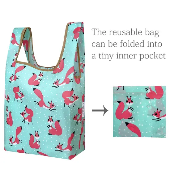 Wrapables JoliBag Collection Reusable Shopping Bag (Set of 2) Squirrels {5}
