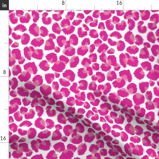 Various Fabrics by the Yard or Fat Quarter Pink Cheetah Leopard Print Animal Exotic Hot Wild Cat Safari Custom Printed Fabric by Spoonflower {2}