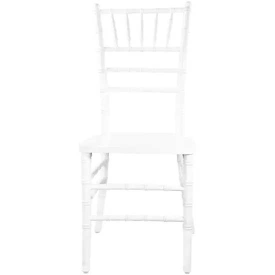 Emma and Oliver Wood Chiavari Chair White {2}