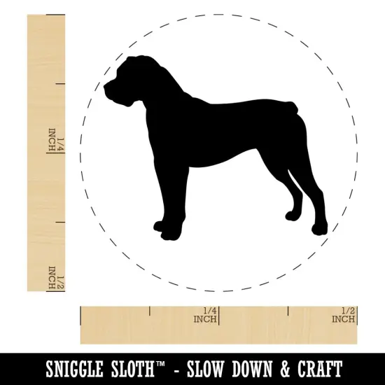 Boerboel Dog Solid Self-Inking Rubber Stamp Ink Stamper for Stamping Crafting Planners Sky Blue {1}