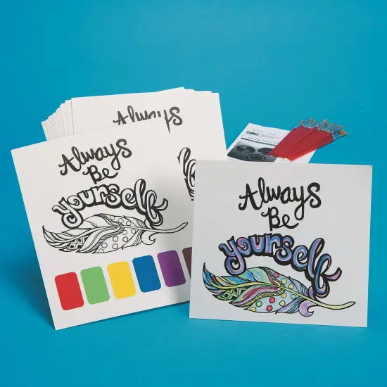 Paint Palette Craft Kit: Be Yourself (Pack of 24) {3}