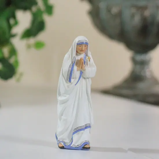 Roman Joseph Studio Renaissance Collection St. Mother Teresa Figure - 5.5" Blue {4}
