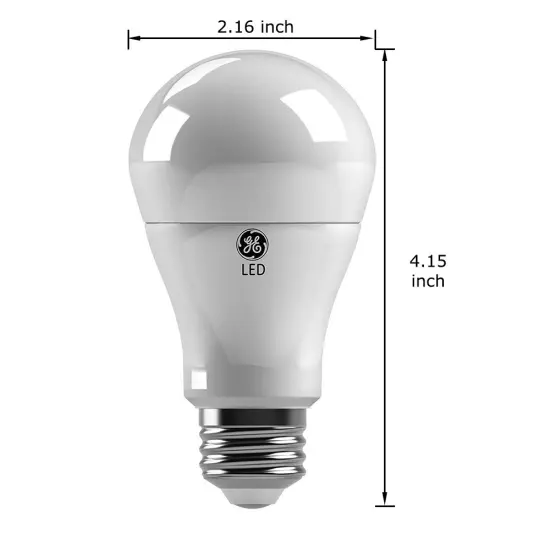 4Pk - GE 10W A19 LED Soft White 2700K Non-Dimmable Bulb - 60w Equiv. {3}