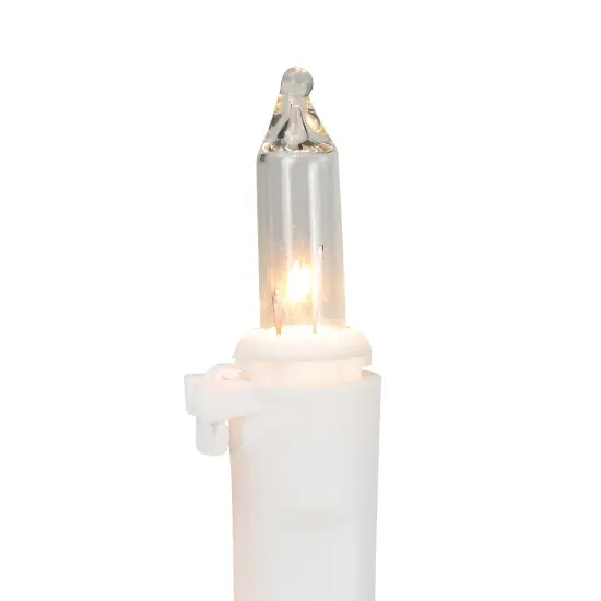 Northlight Mini Incandescent Christmas Lights - Red and Clear - 10' White Wire - 50ct {5}