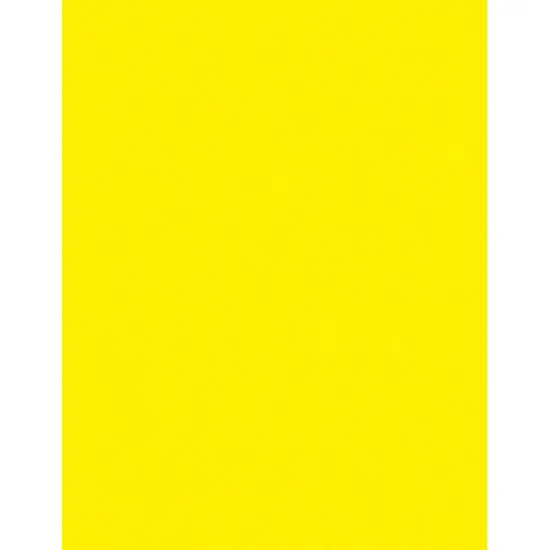 Card Stock, Lemon Yellow, 8-1/2" x 11", 100 Sheets {2}