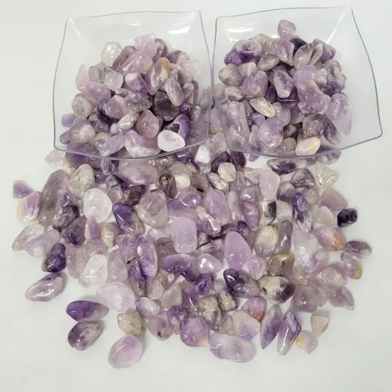 Tumbled Amethyst Crystals - Mixed Size 1/2" to 2" {4}