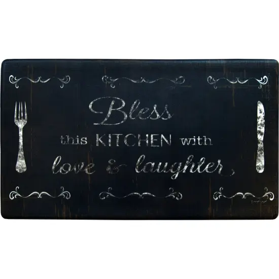 Oversized 20"x36" Feel at Ease Anti-Fatigue Kitchen Mat (Bless This Kitchen) {2}
