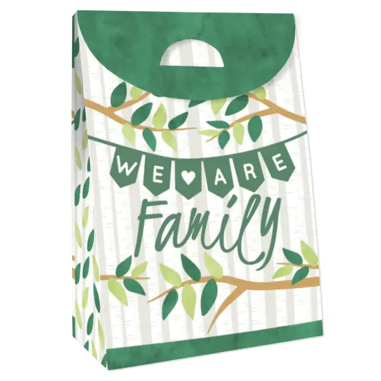 Big Dot of Happiness Family Tree Reunion - Family Gathering Gift Favor Bags - Party Goodie Boxes - Set of 12 {4}